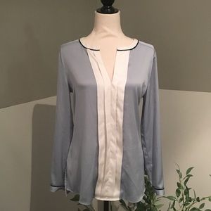 ANN TAYLOR Panel Tunic Blouse